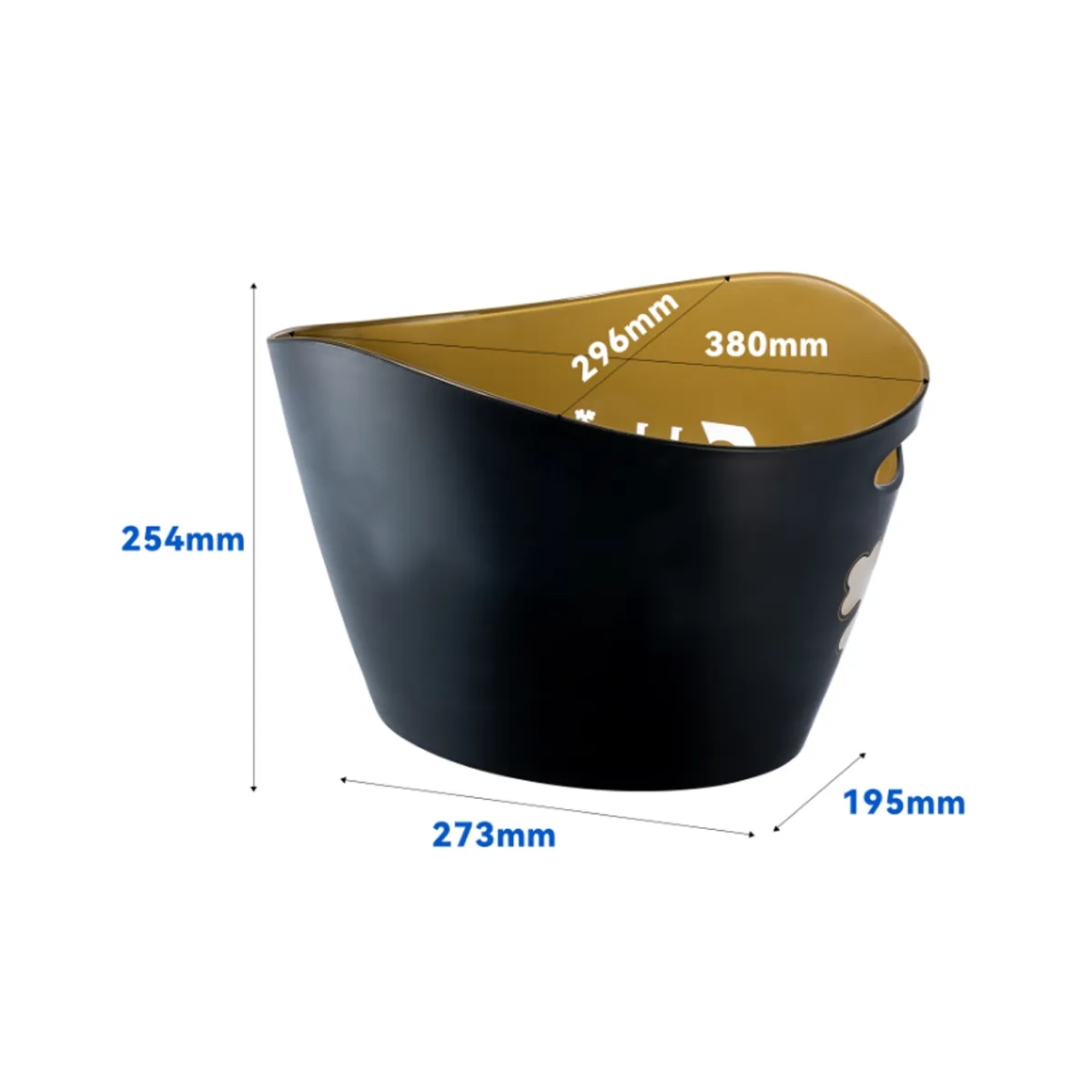9L Custom LED Light Up Ice Bucket with Logo Display 5