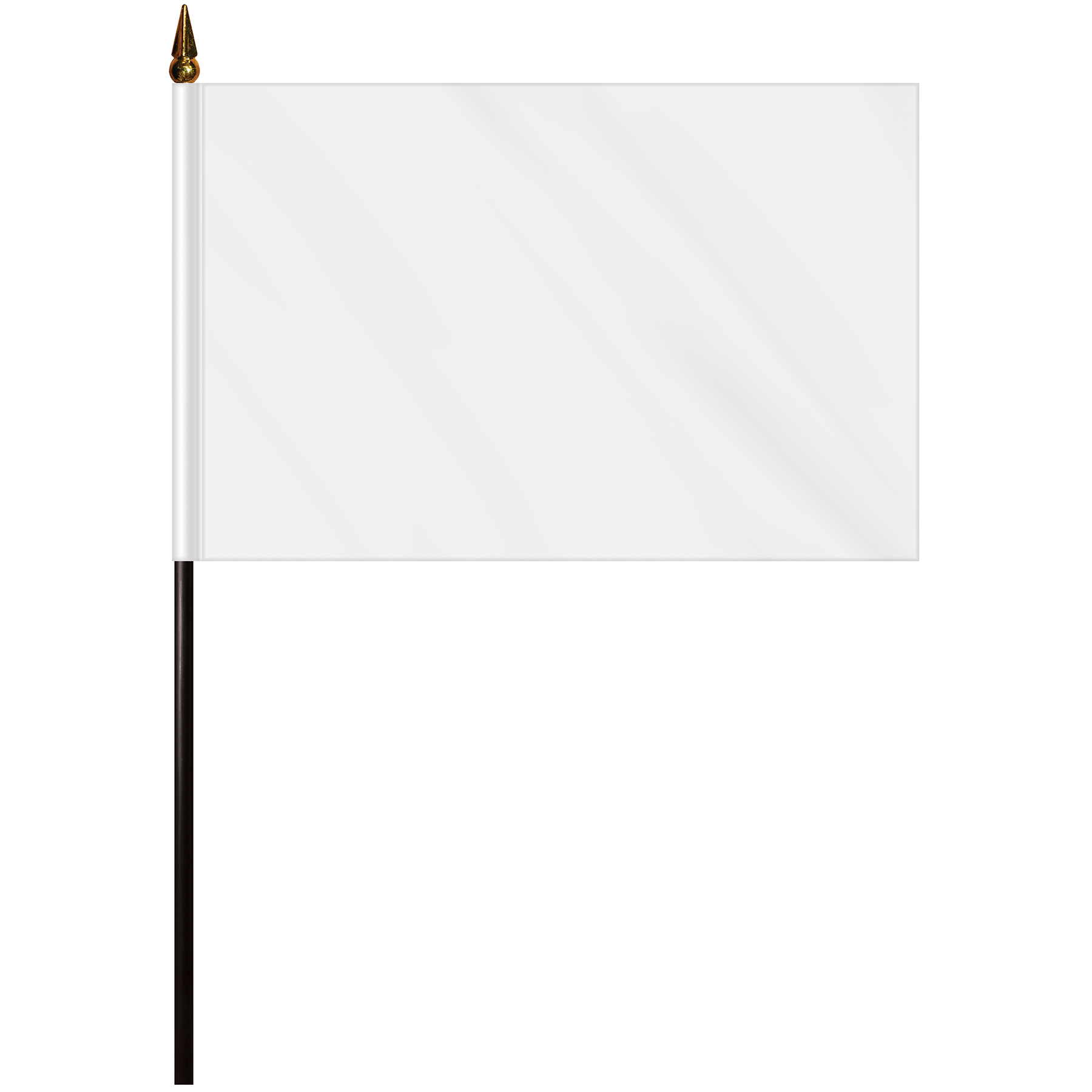 6" x 9" Single Reverse Polyester Stick Flags 2