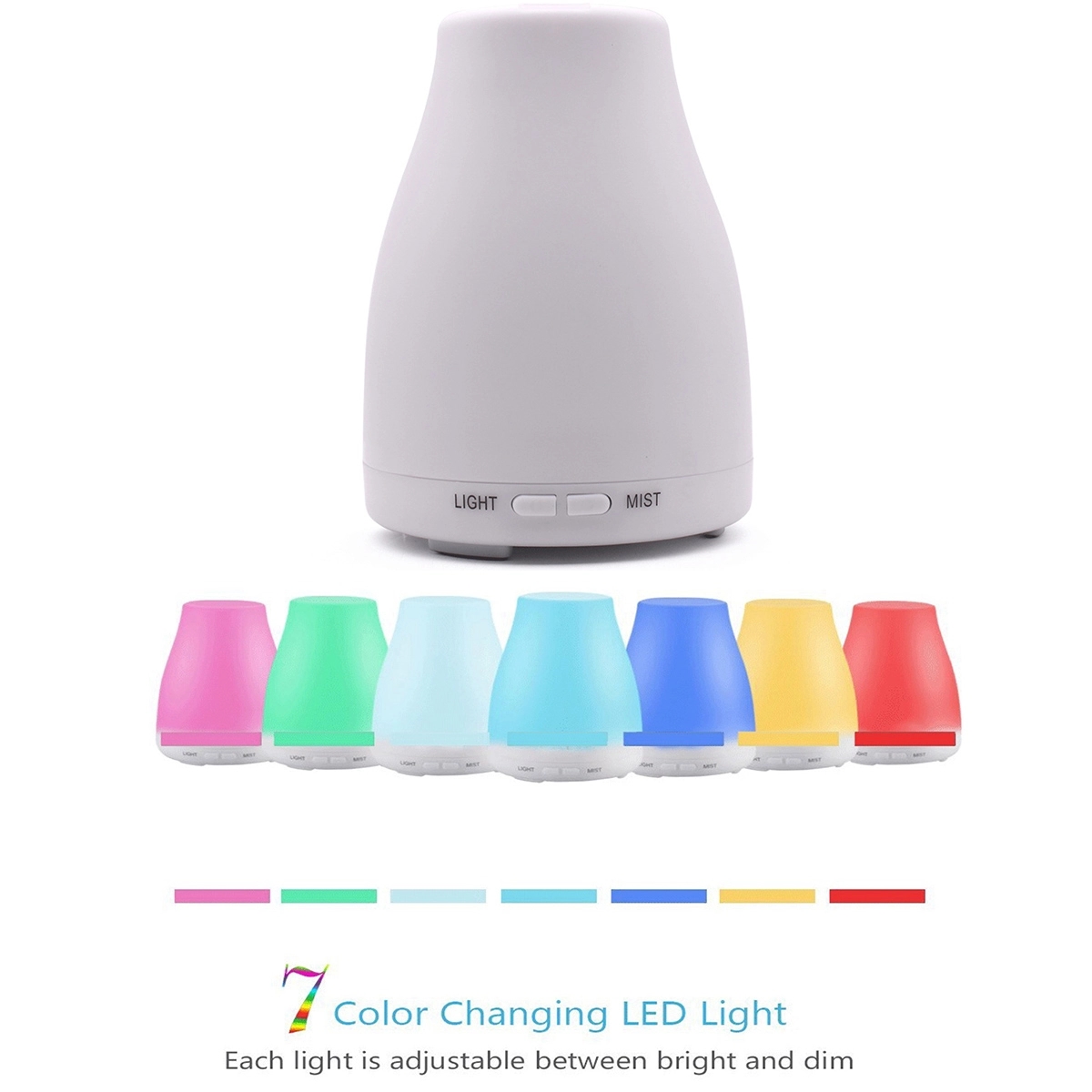 7 Colors Lights Upgraded Diffusers for Essential Oils 3