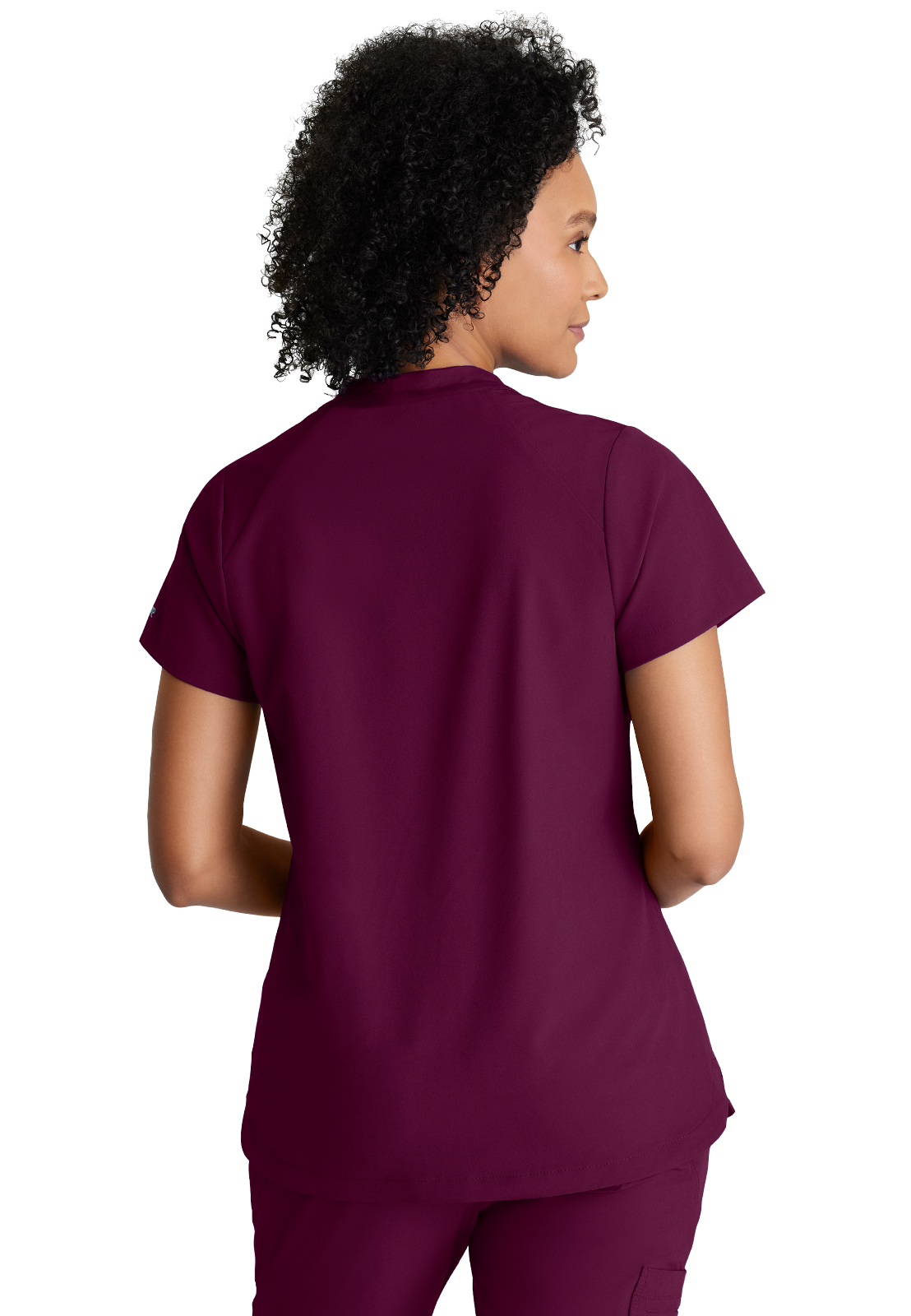 Barco One - Women's Two-Pocket Banded Zip-Collar Flux Scrub Top 20