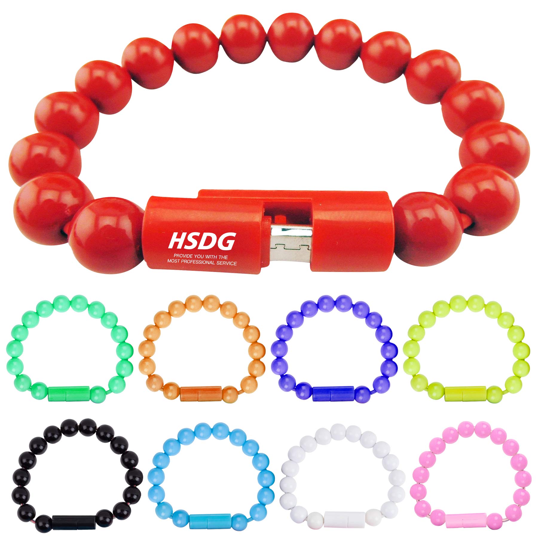 Bead Bracelet USB Charging Cable 2