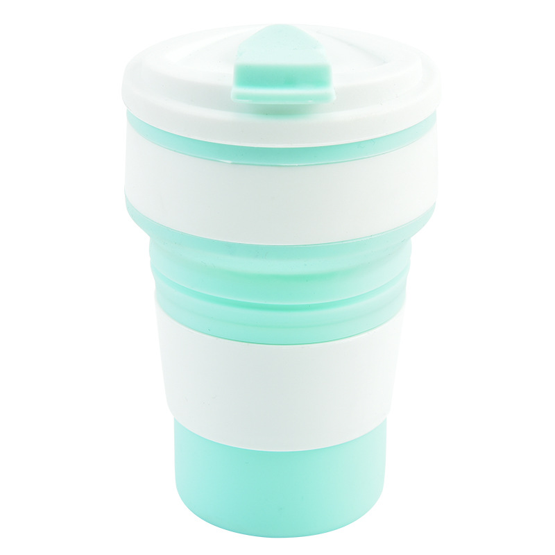 500ML Silicone Collapsible Cup Foldable Mug Portable Camping Cup 26