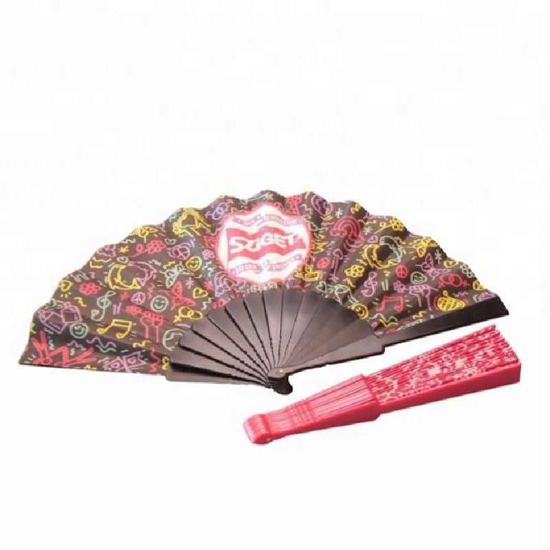 Portable Plastic Handheld Folding Fan 3