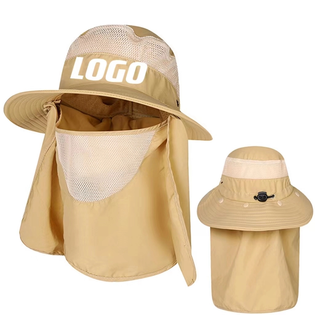Protection Sunbonnet With Mesh Mask Neck Flap 8