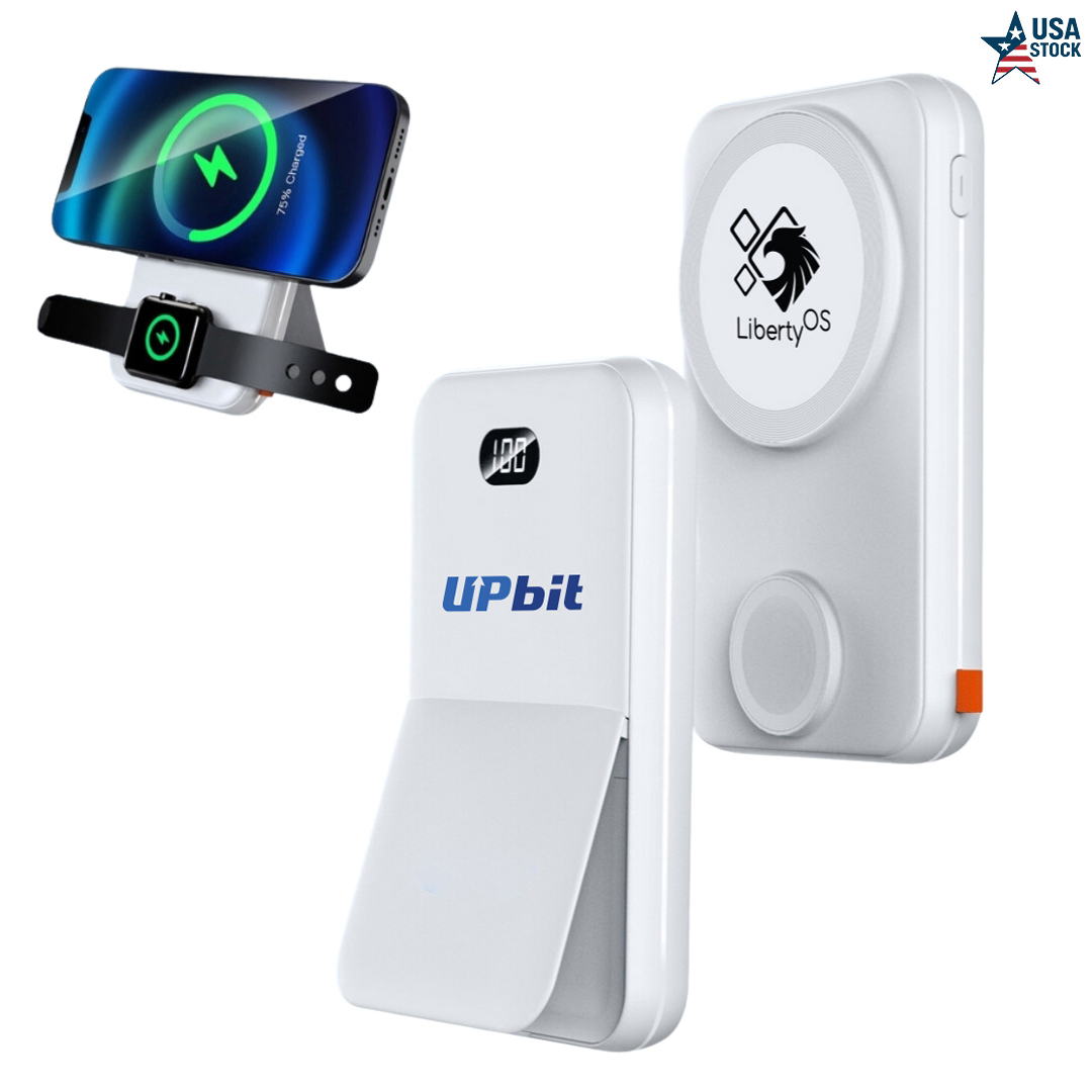 PowerPort 3-in-1 Wireless Magnetic 10000mAh Power Bank for Phone, Watch & Earbuds 4