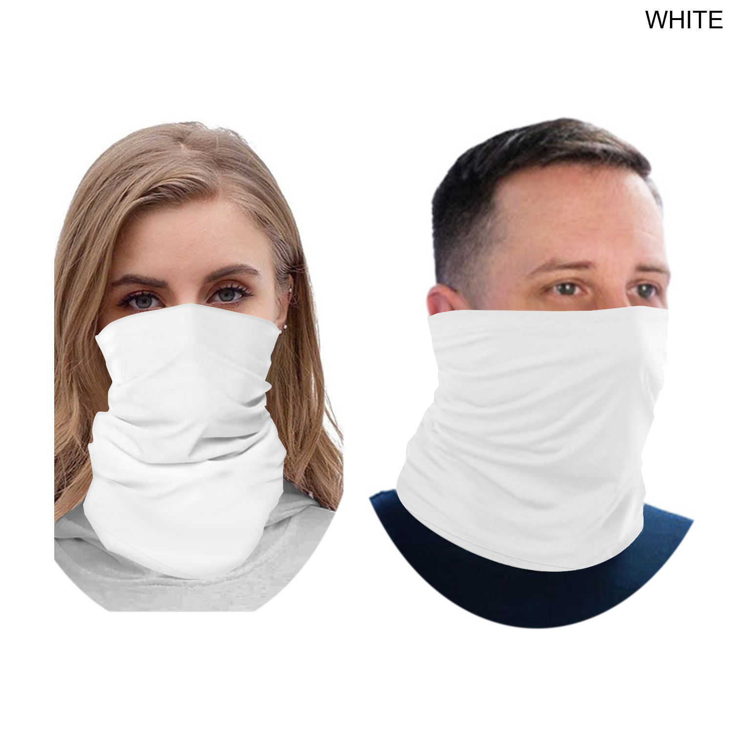 24 Hr Express Ship - Sublimated BEST VALUE lightweight Seamless Neck Gaiter (In stock)