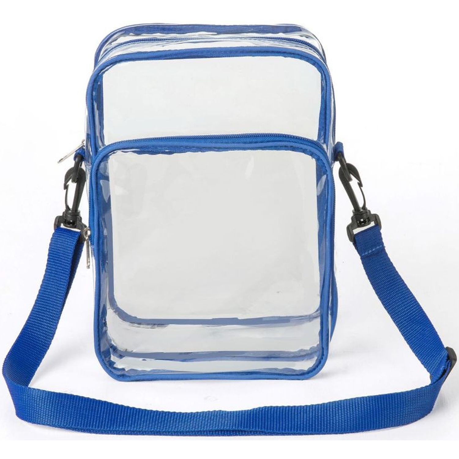 Clear PVC Crossbody Messenger Shoulder Bag with Adjustable Strap 10