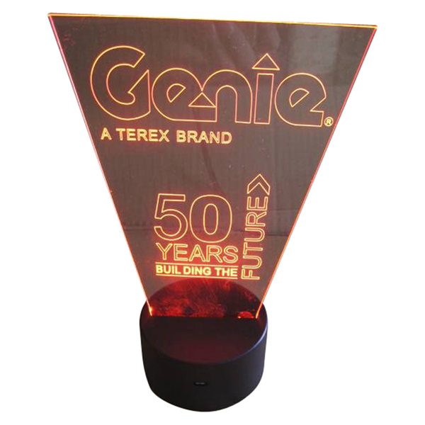 Custom Made-To-Order 3D Optical Illusion LED Desk Lamp 12