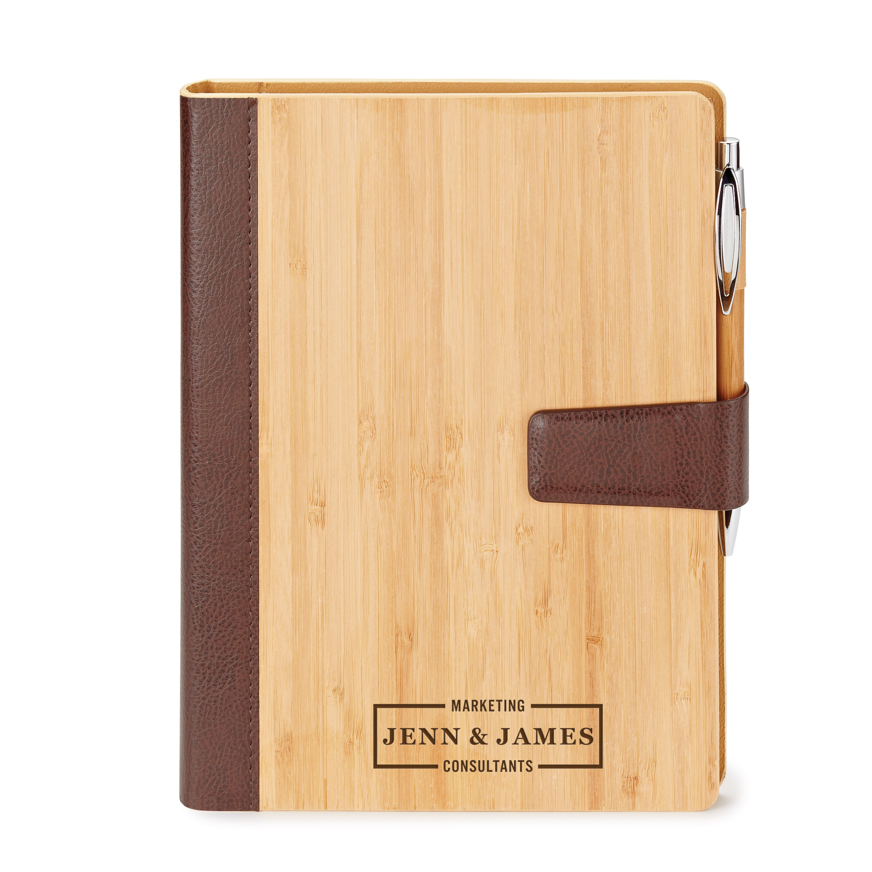 Bamboo refillable journal 7