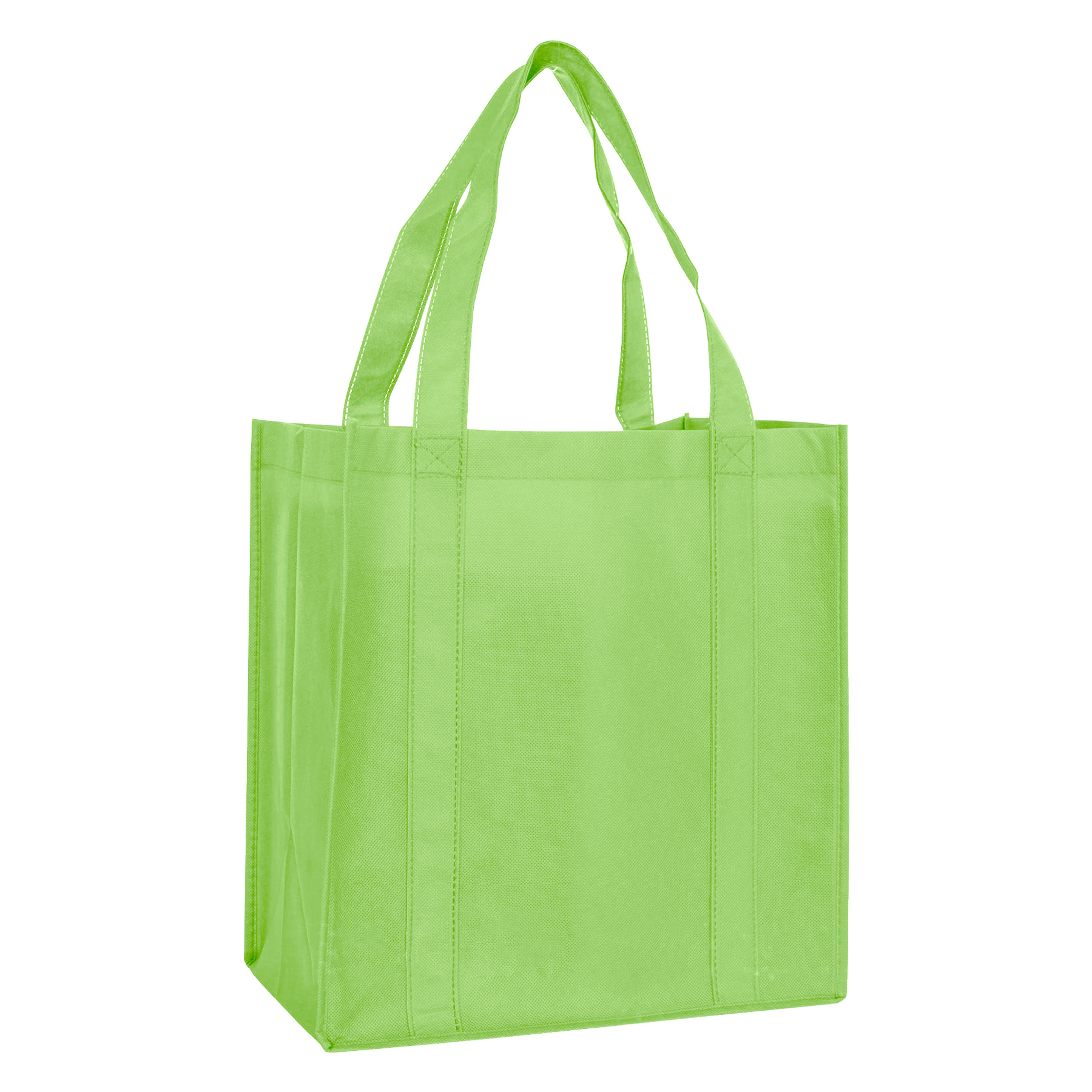 80gsm Grocery Shopping Non-Woven Tote Bag (13" x 15" x 10") 3