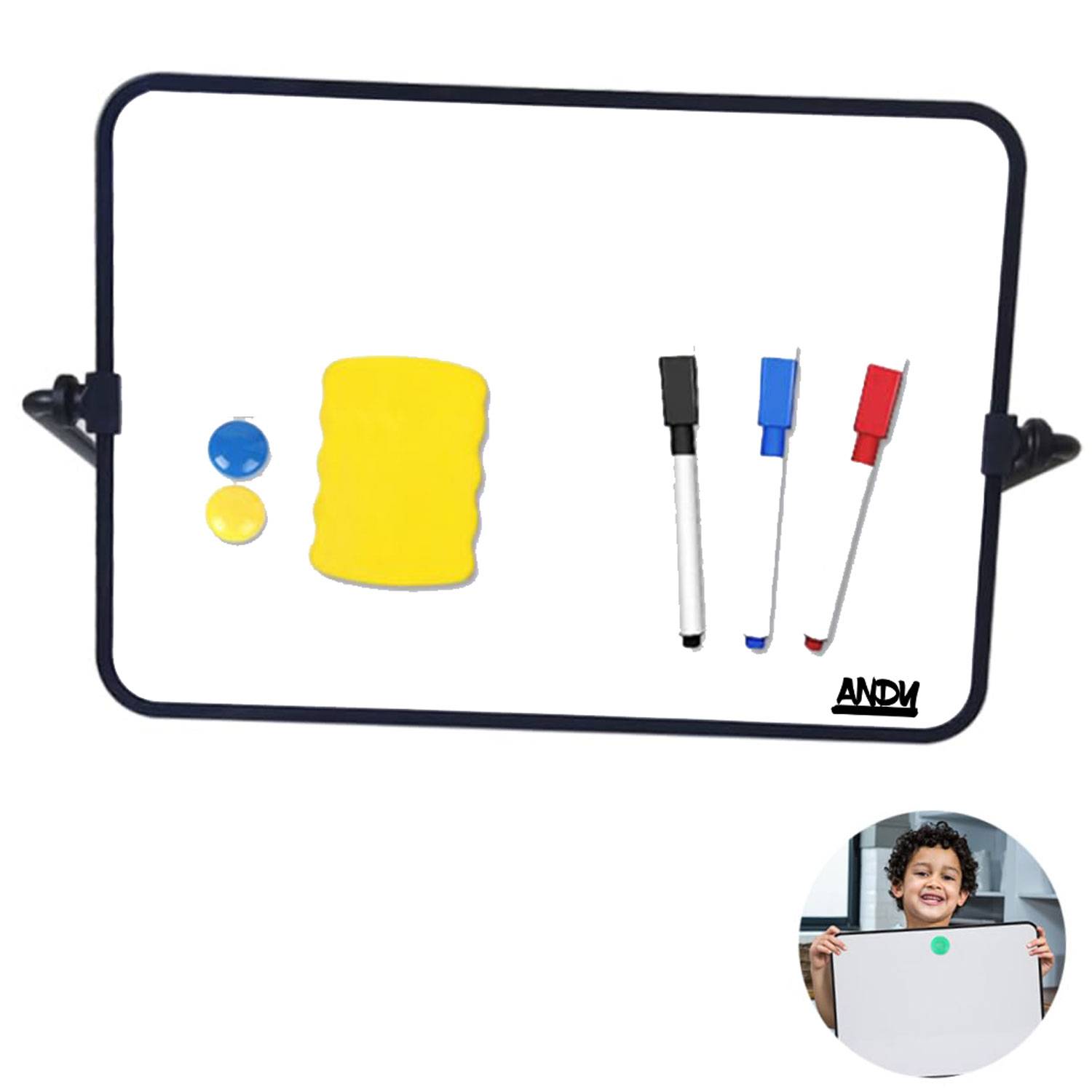 Double-sided Mini A4 Size Magnetic Whiteboard 1