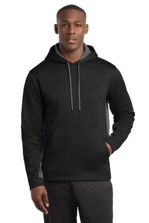 Sport-Tek Sport-Wick Fleece Colorblock Hooded Pullover. ST235 10