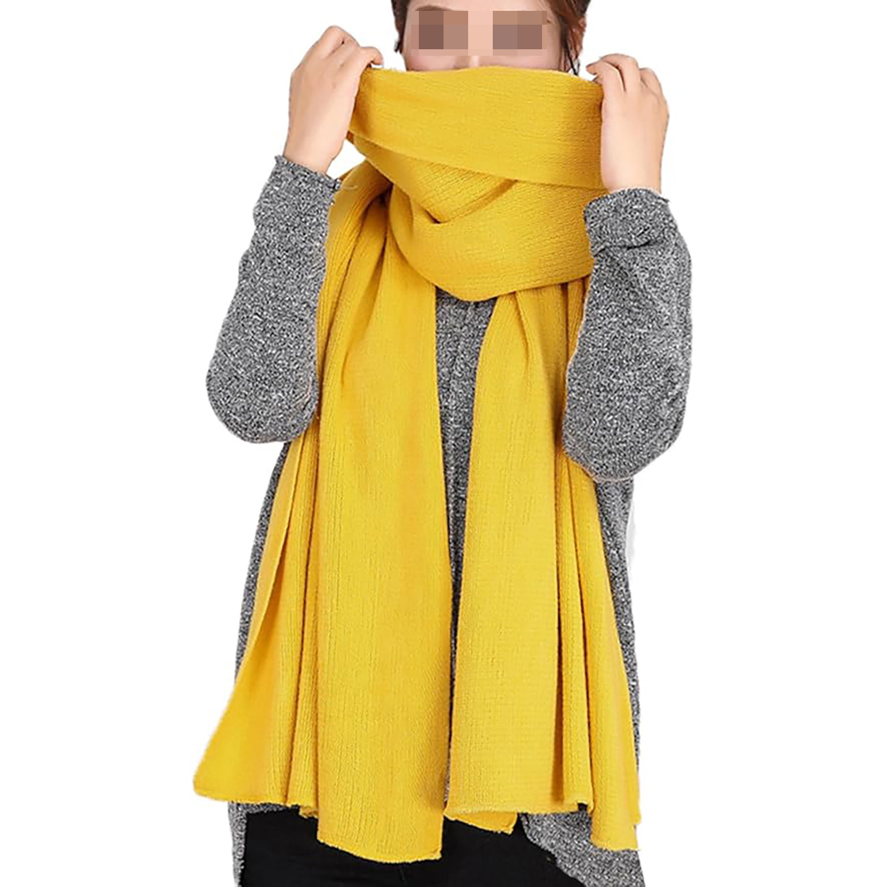 Women's Winter Warm Shawl Large Scarf 3