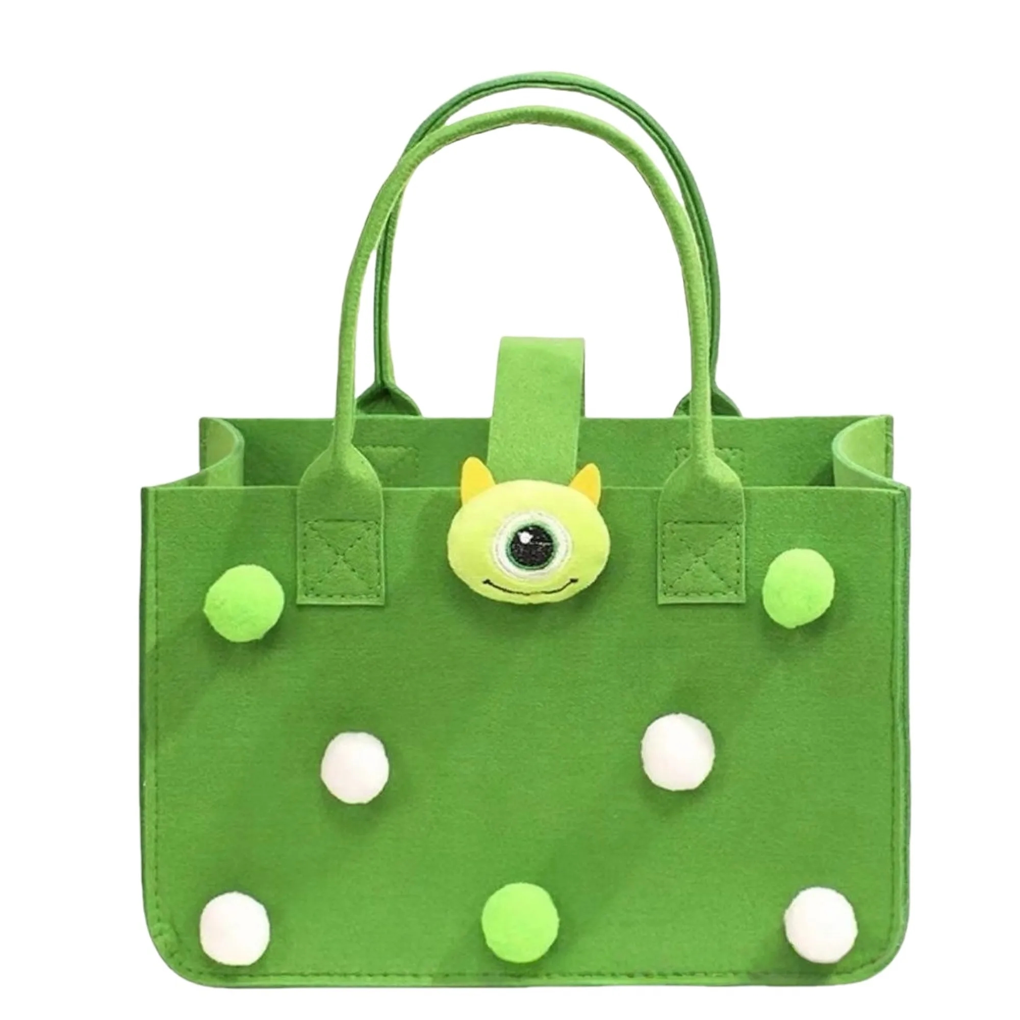 Large Capacity Shopping Tote Felt Bag, custom tote bag with logo imprint 13