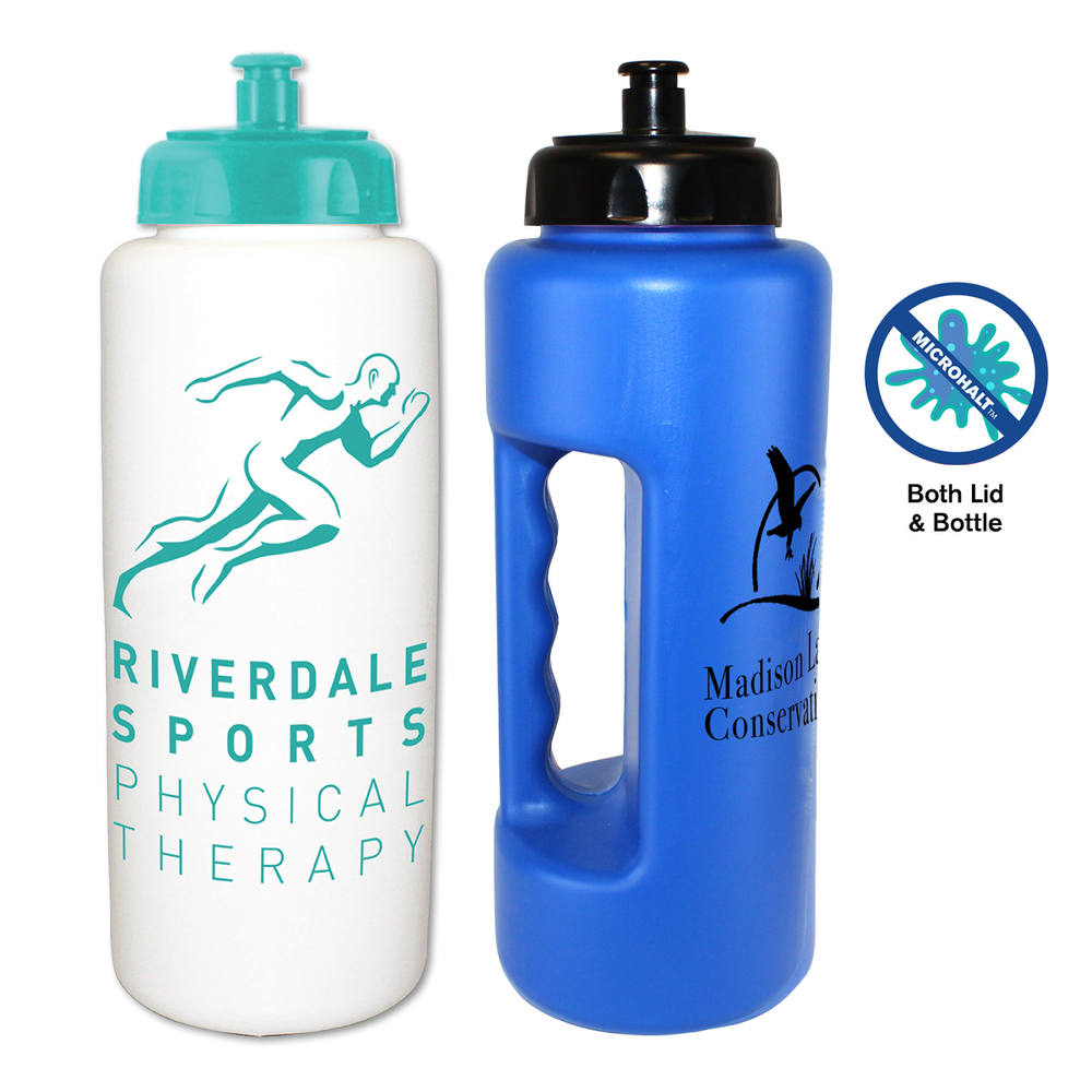 MicroHalt™ 32 oz. Grip Bottle with Push 'n Pull Cap 6