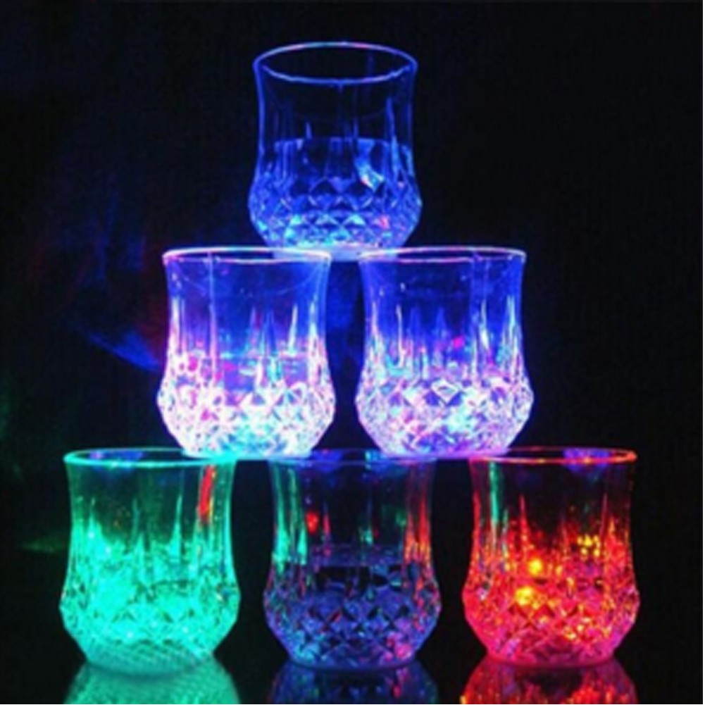 Colorful Led Glowing Wine Whisky Cup Flash Light 2