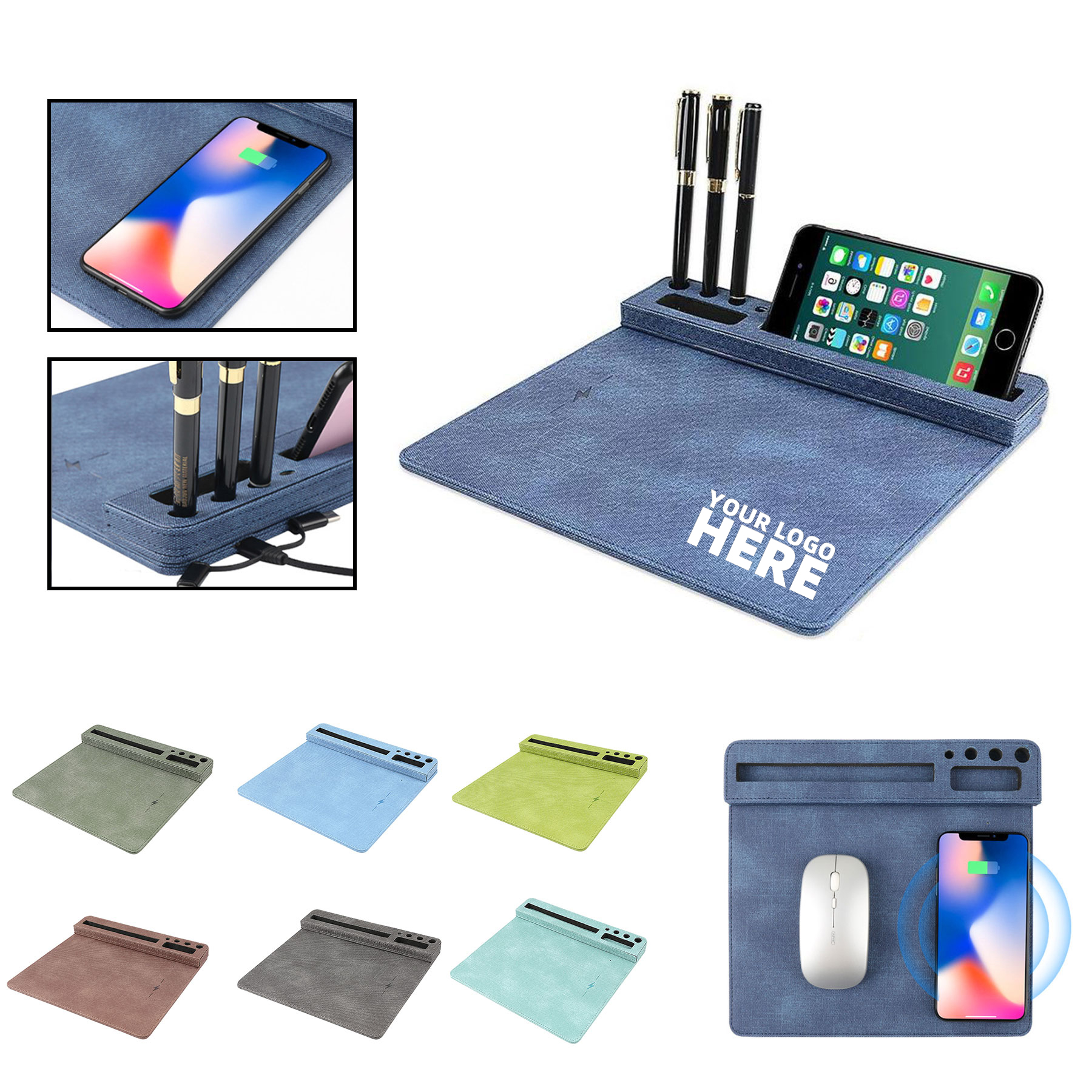 Mouse Pad With Wireless Charger 2