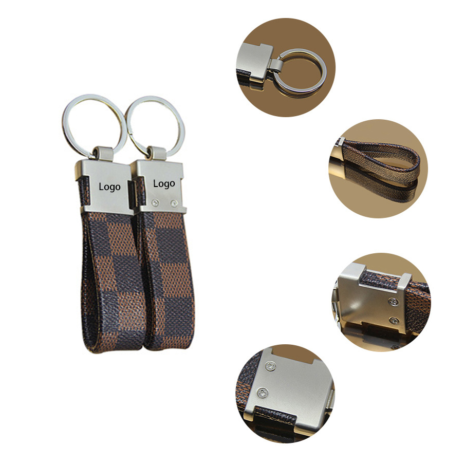 Lattice Leather Key Chain 9