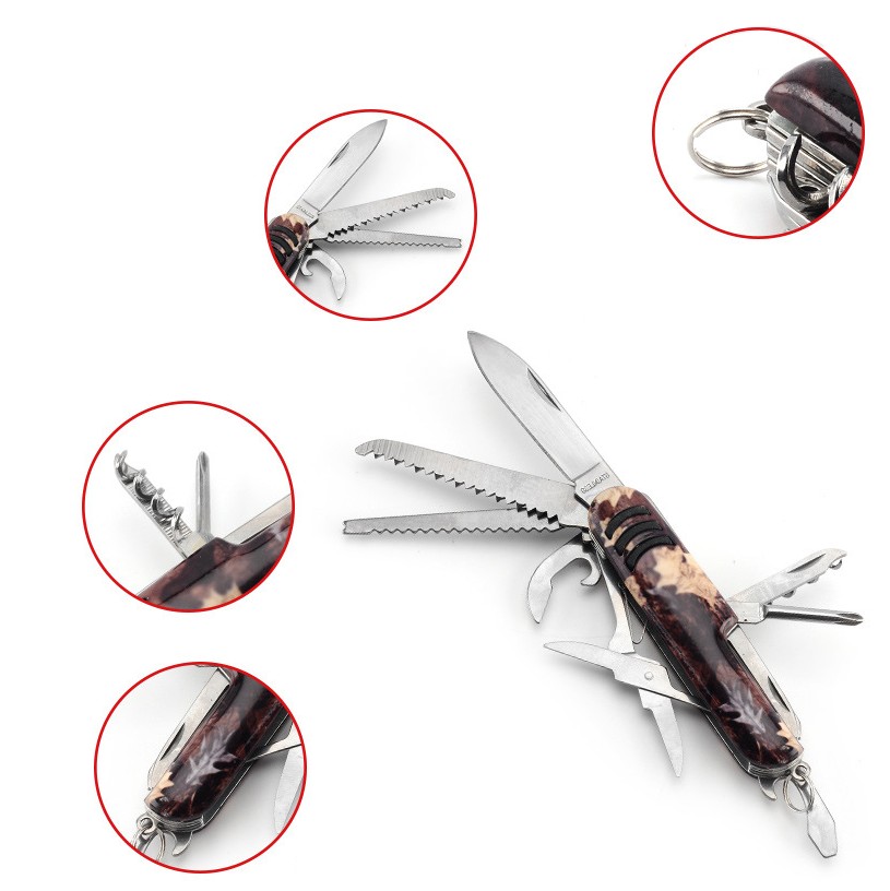 Camouflage Multi-Function Tool Pocket Knife 1