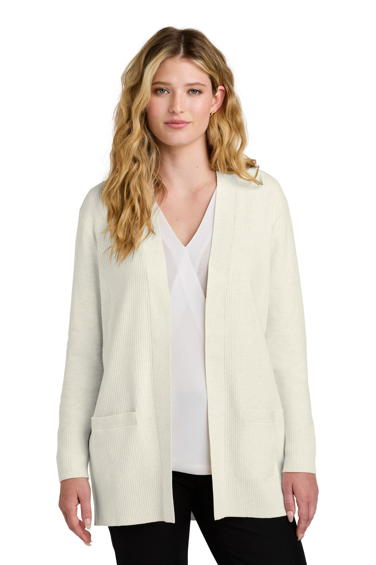 Port Authority Women's Easy Care Open-Front Cardigan Sweater LSW2890 21