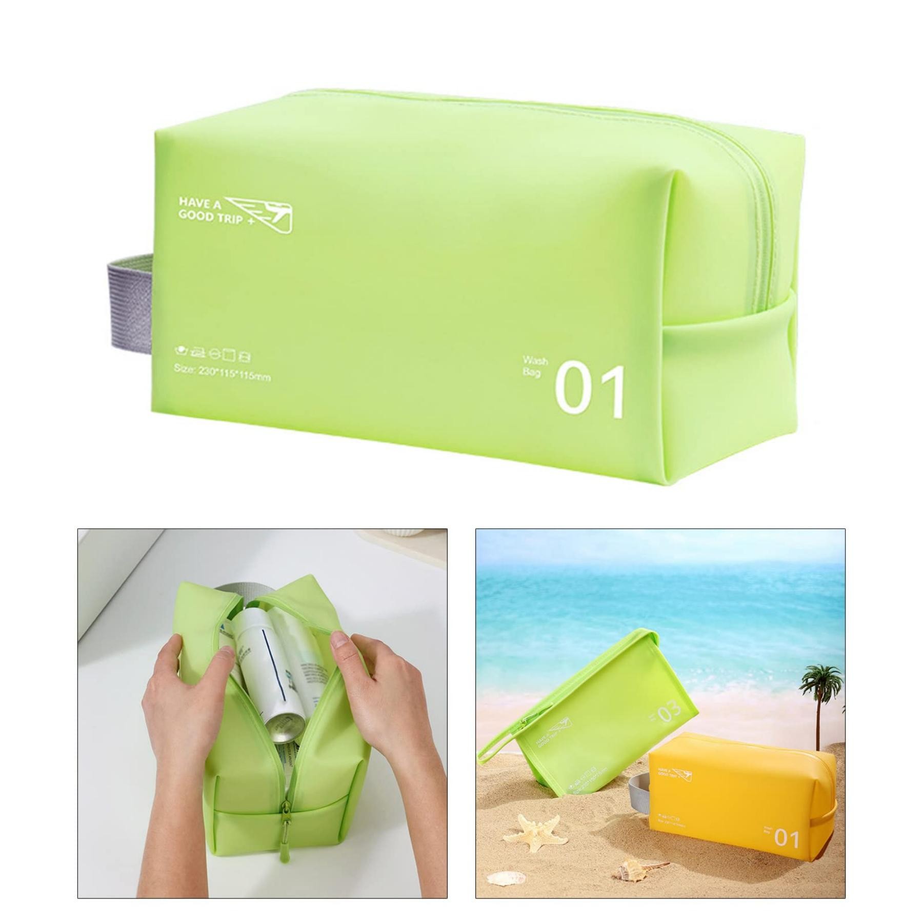 Jelly Pvc Waterproof Square Toiletry 4