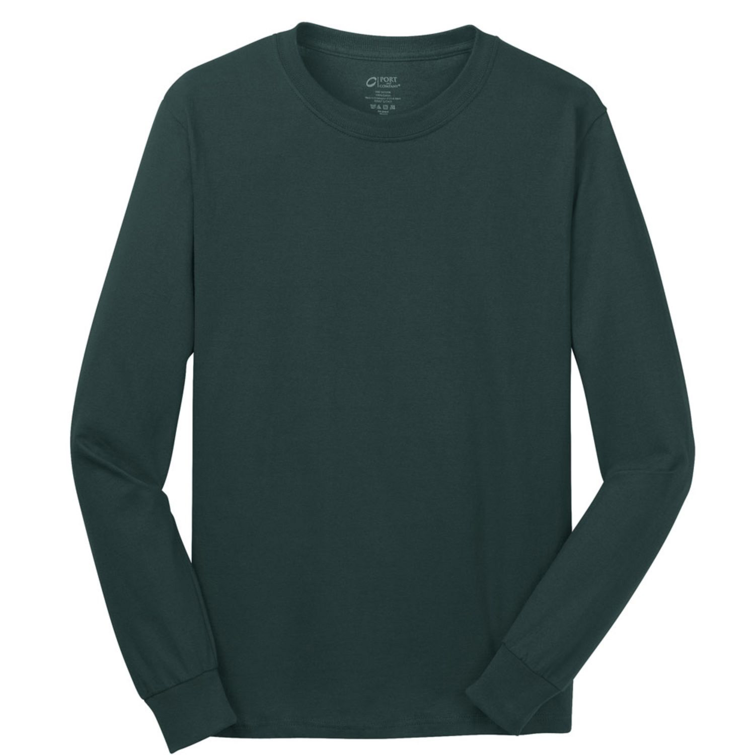 Pure Cotton Casual Long Sleeve Winter T-shirt 5.4 oz