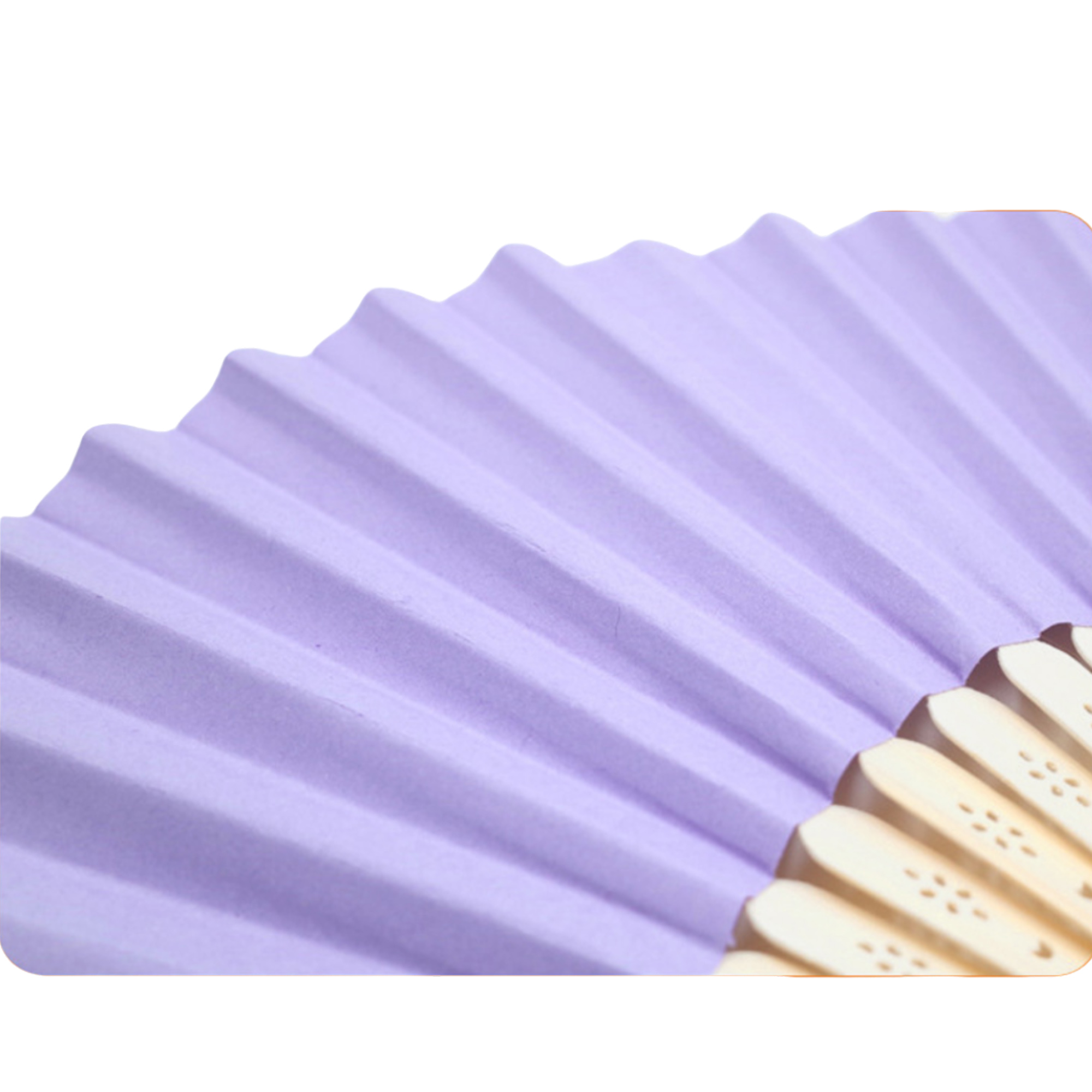 8.3 " Colorful Foldable Bamboo Paper Fan 2