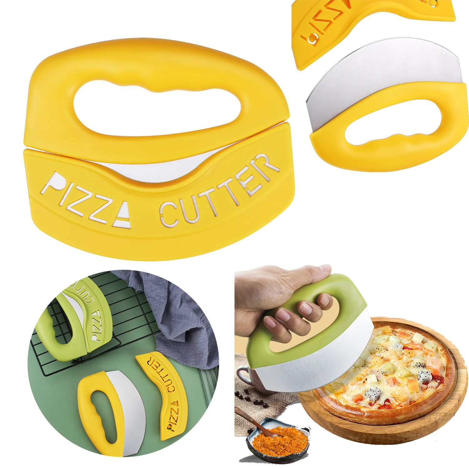 Stainless Steel Pizza Cutter 1