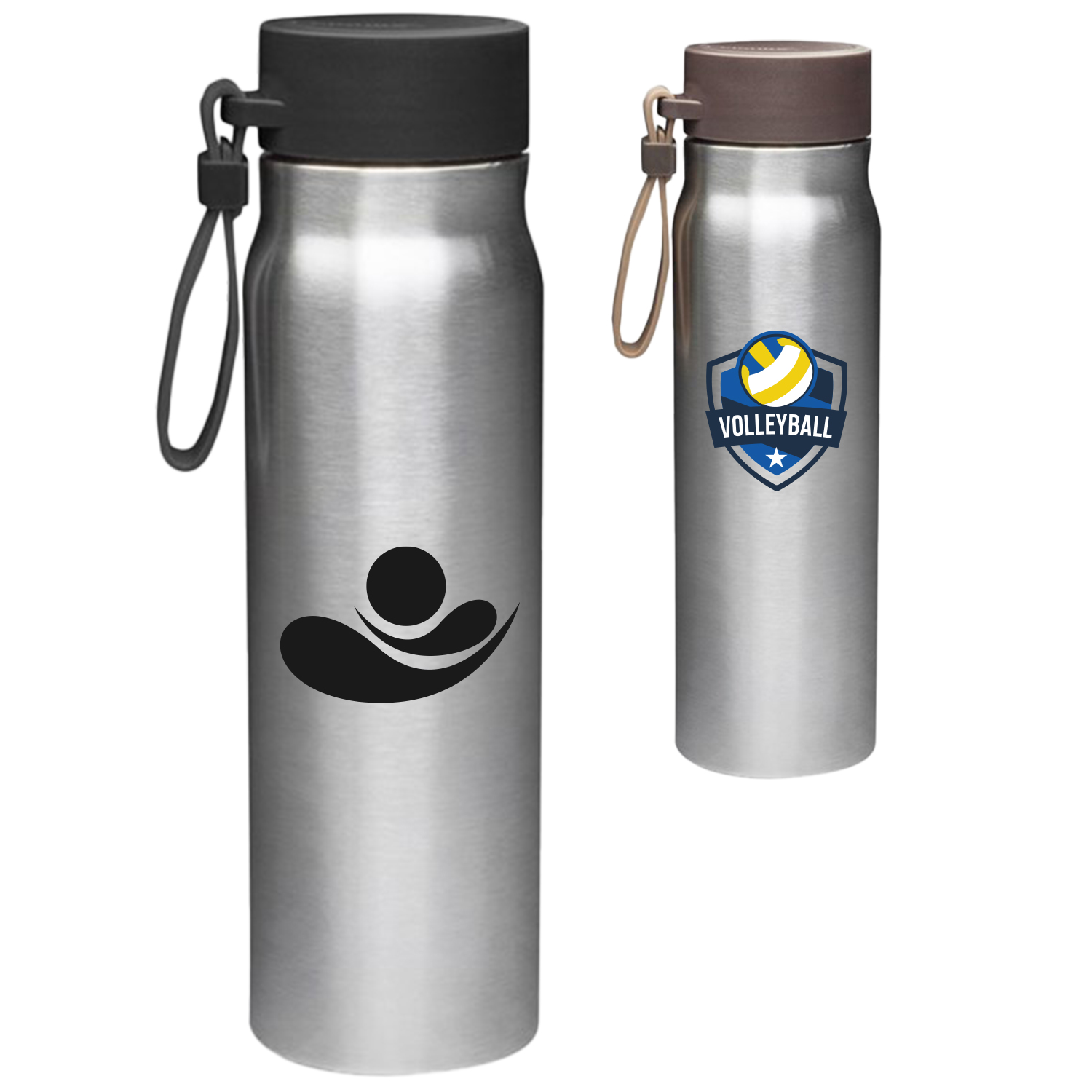 17 oz. Vacuum Insulated Water Bottles with Carrying Strap 2