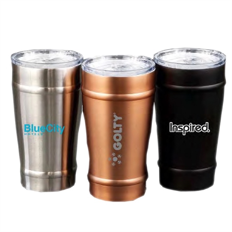 16 Oz. CeramiSteel Brew2go Vacuum Tumbler