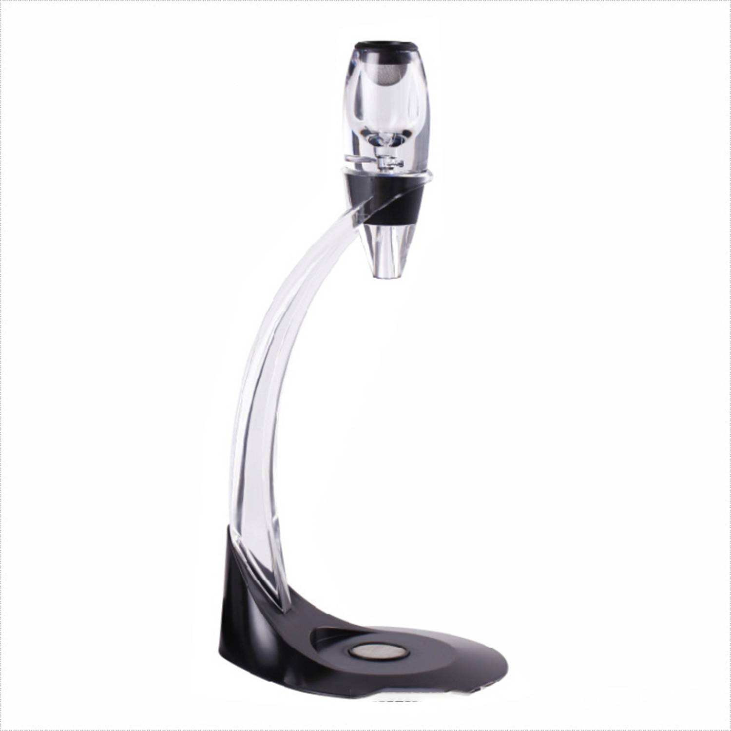 Deluxe Pourer and Decanter Tower Stand Set 9