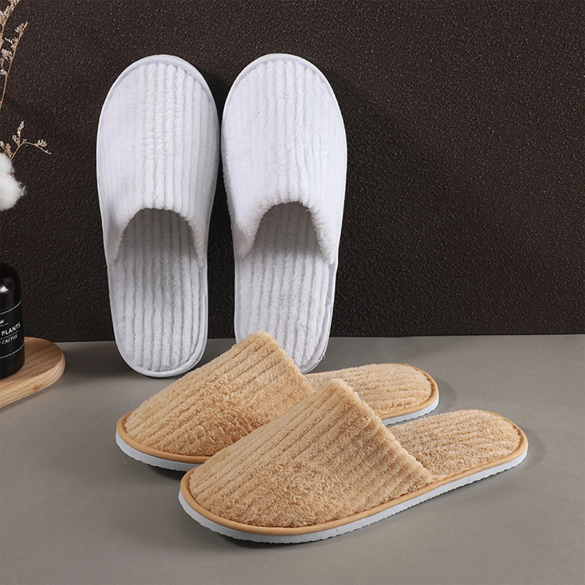 Coral Fleece Plush Slipper With Anti-Slip Sole 2