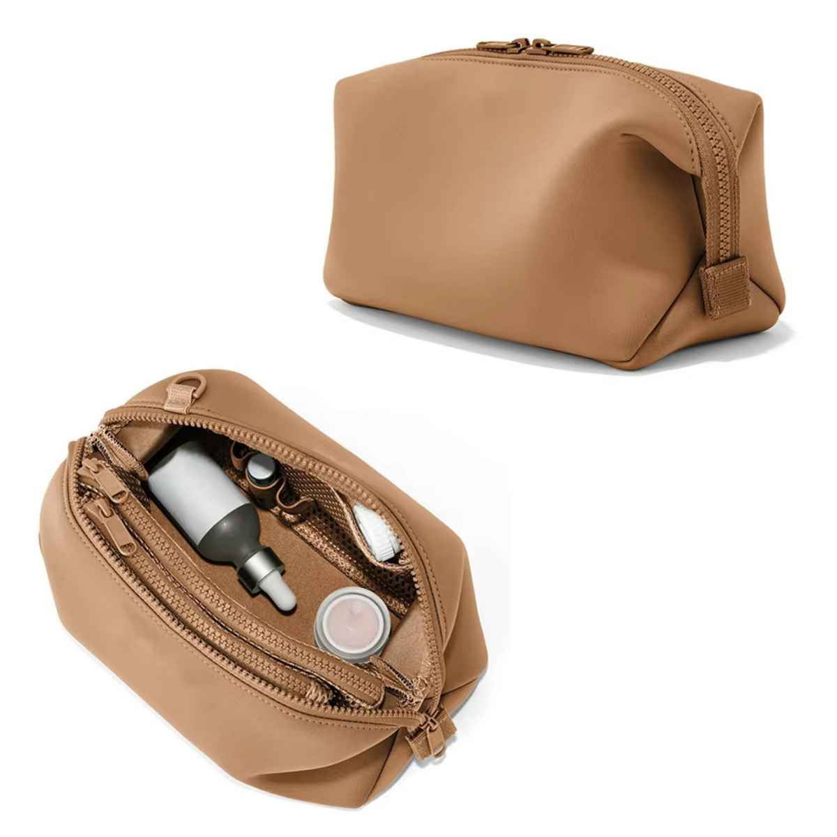 4L Sleek Neoprene Makeup Pouch W/ Zipper Closure 5