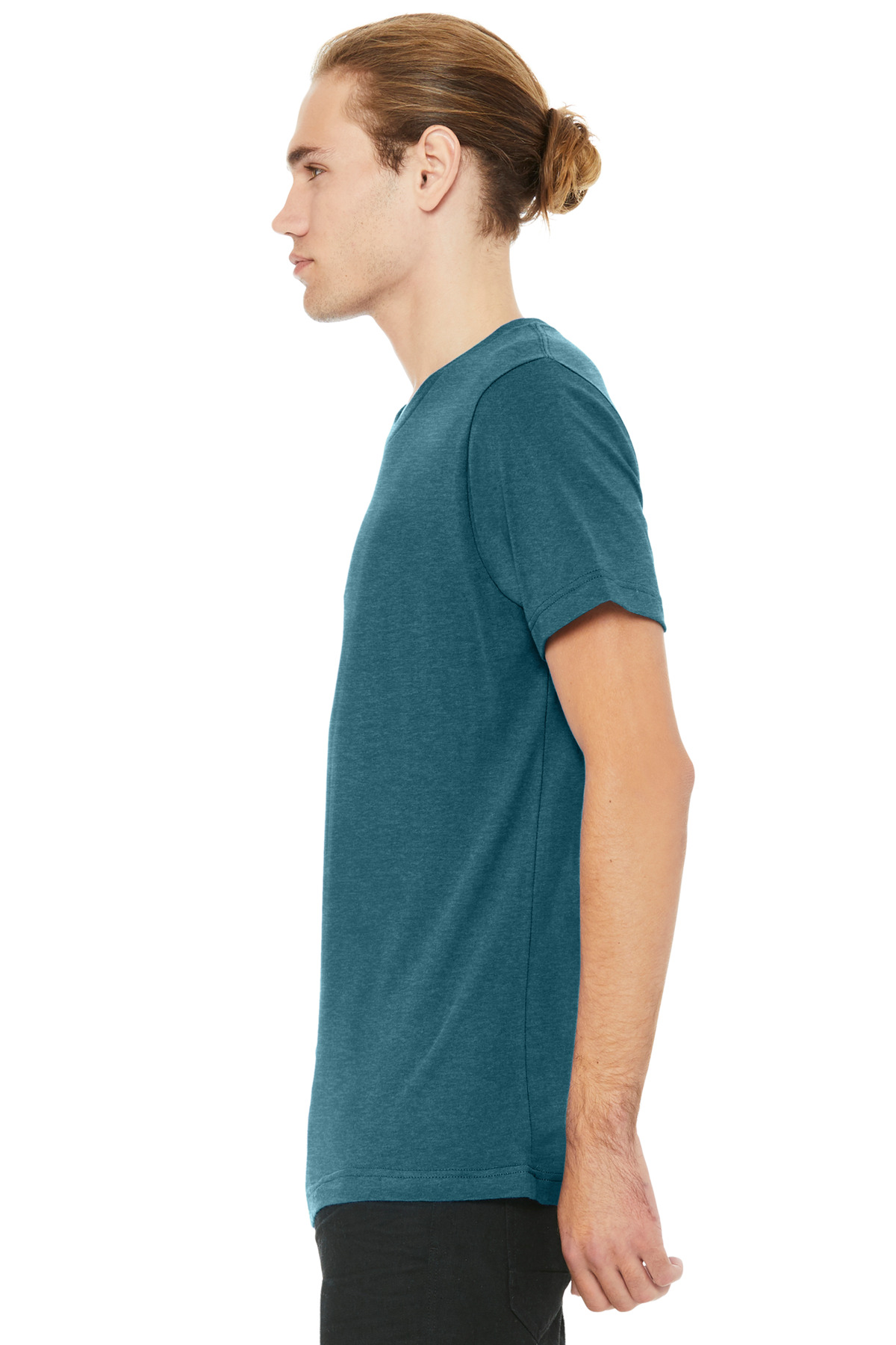 BELLA+CANVAS Unisex Heather CVC V-Neck Tee BC3005CVC 40