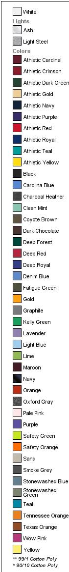 Hanes® ComfortSoft® 100% Cotton T-Shirt 8