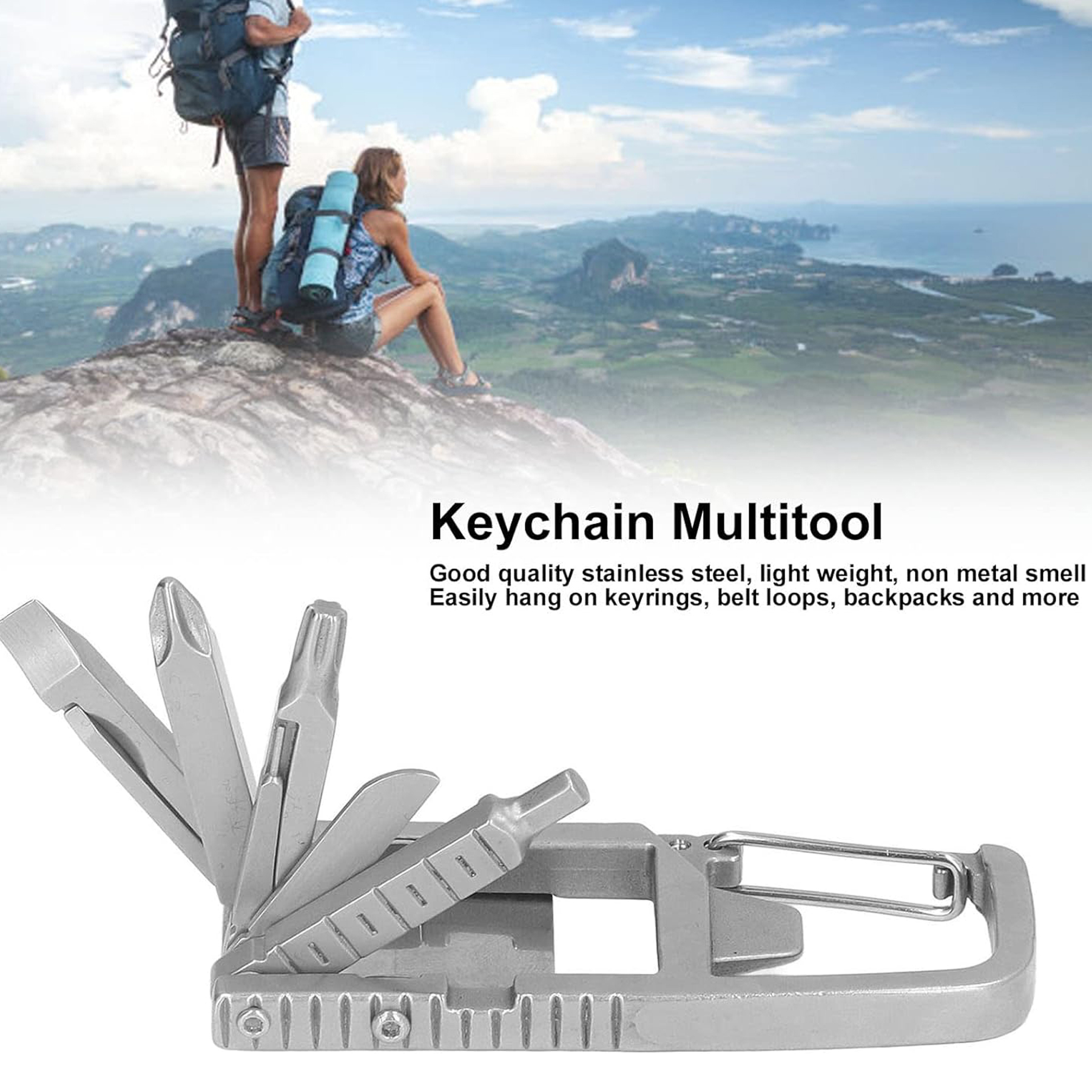 12-in-1 Keychain Folding Pocket Multi-Tool 3