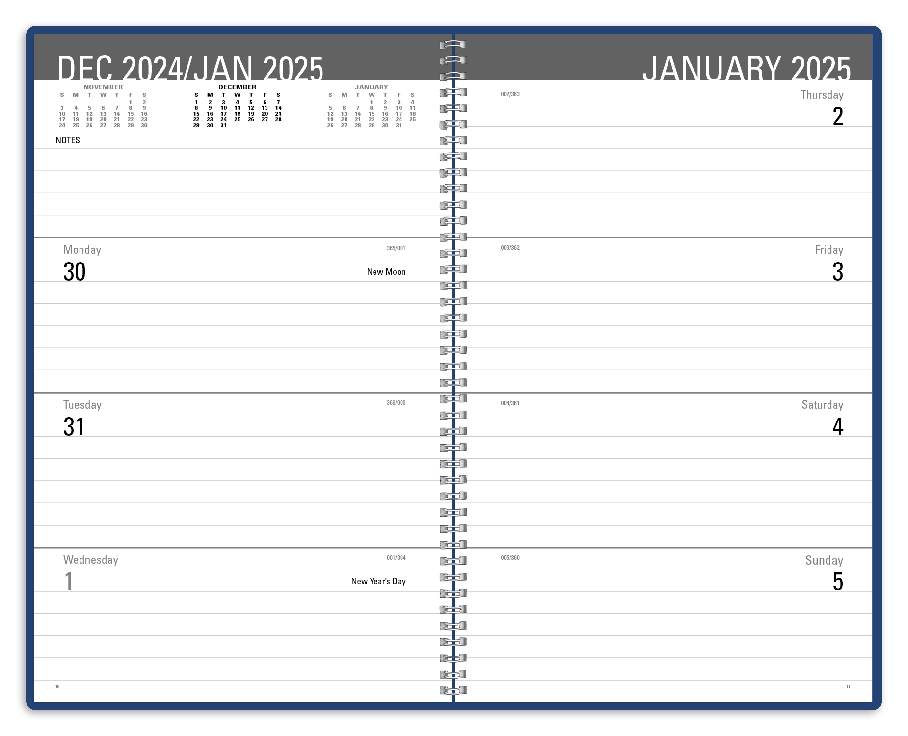 Triumph® Calendars Classic Weekly Desk Planner 31