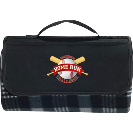 Padded Water-Resistant Fleece Picnic Blanket 72