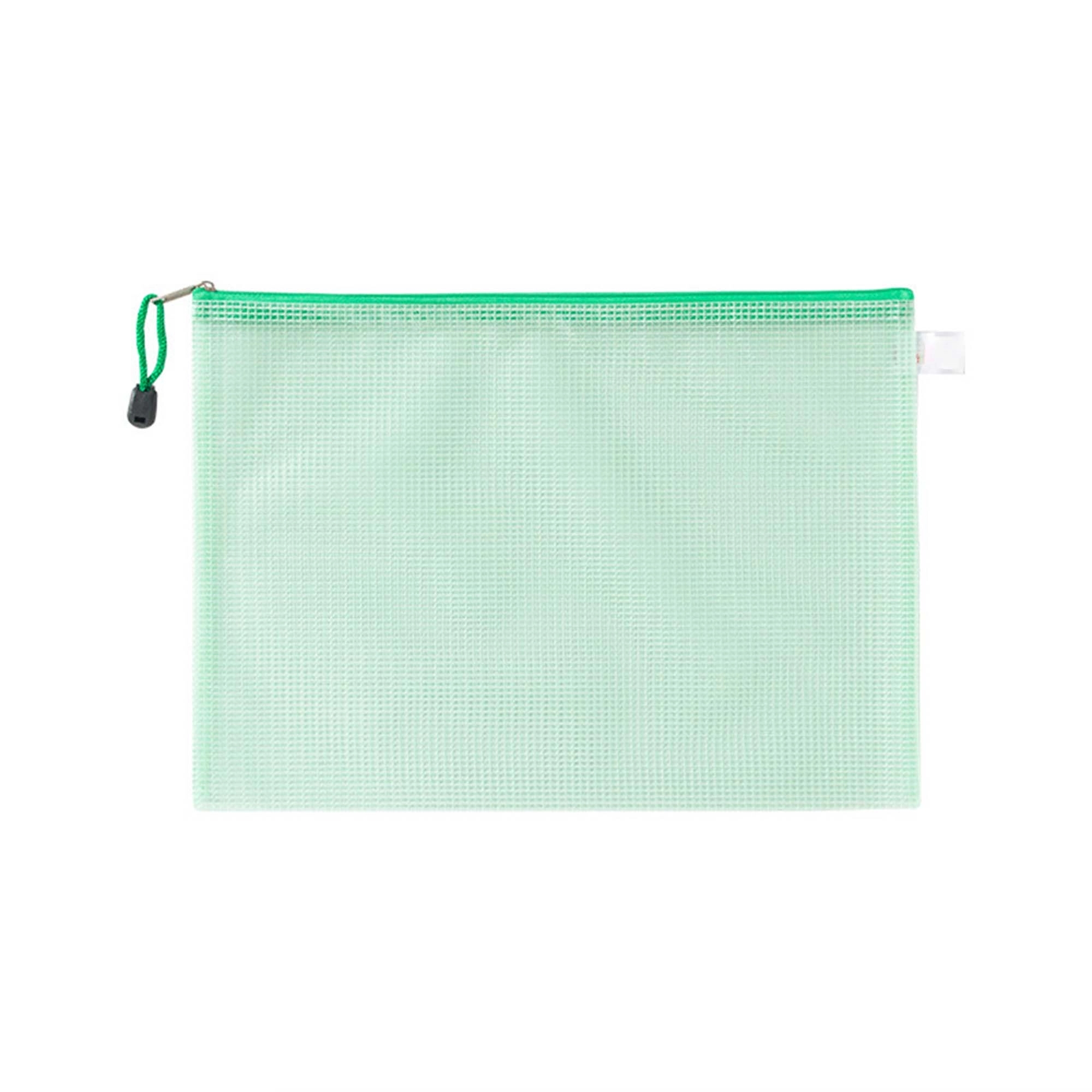 Transparent Mesh Zipper File Pouch 2