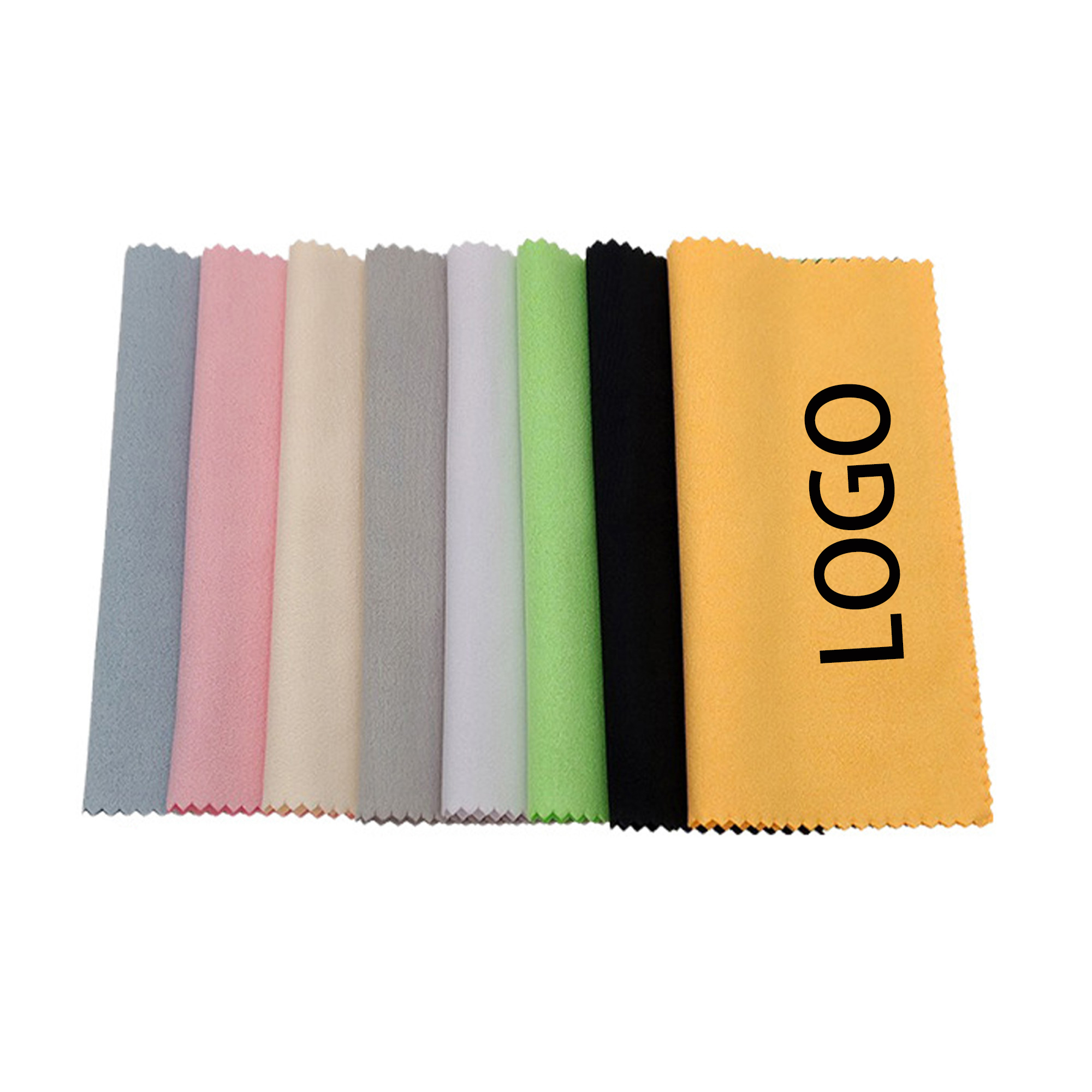 6" x 6" Multicolor Square Microfiber Glasses Cloth 3