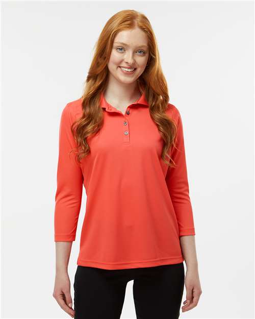 Women's Lady Palm Three-Quarter Sleeve Polo - 120 80