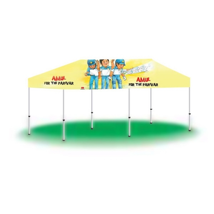 10' x 20' Tent Imprinted Logo Pop Up Tent-Full Digital 3