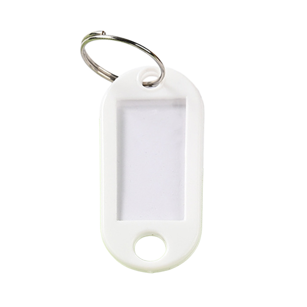 Plastic Key Tags With Label Window 2