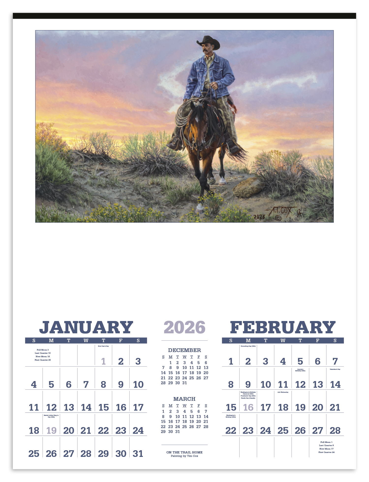 Triumph® Calendars American West by Tim Cox Calendar 4