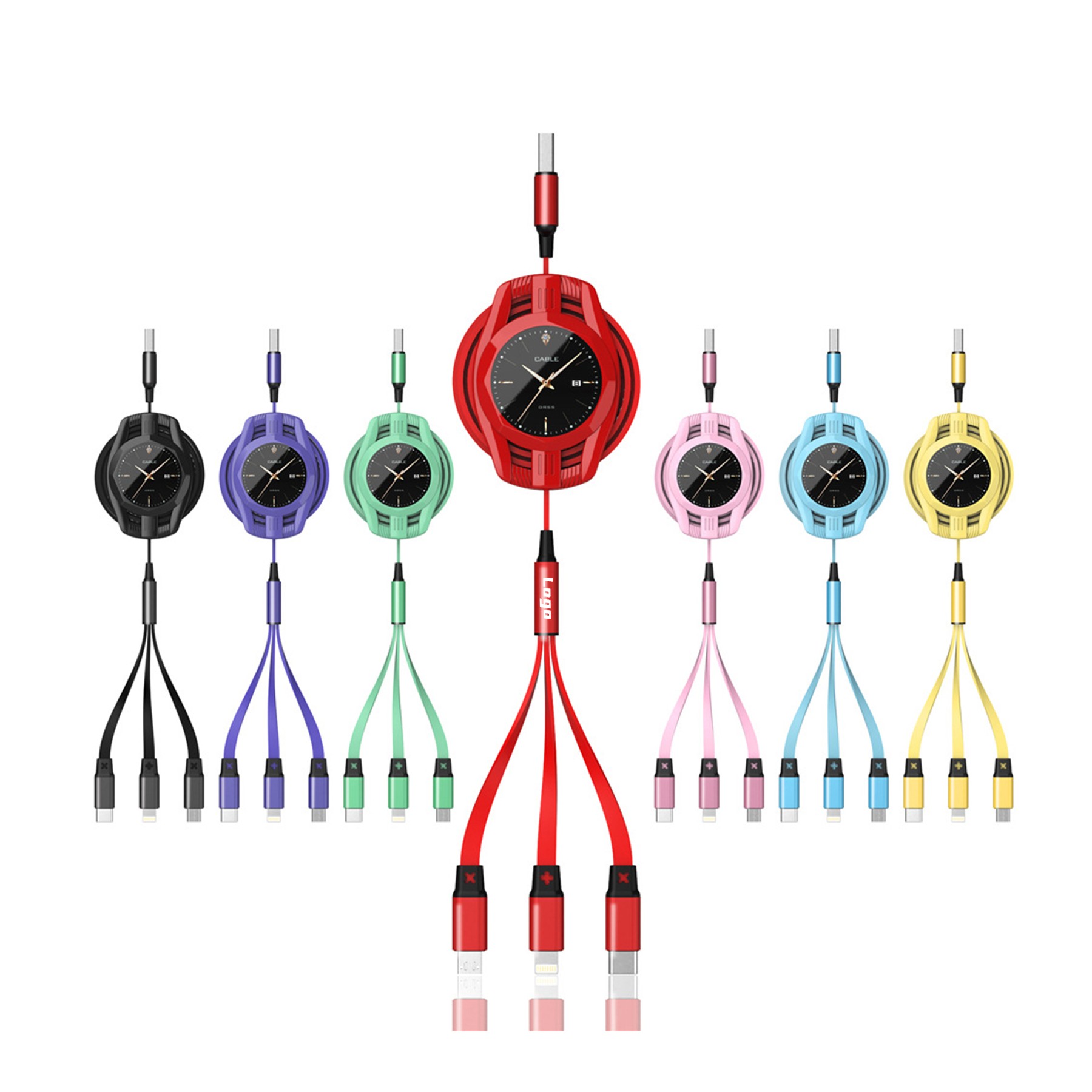 3 in 1 Retractable Charging Cable