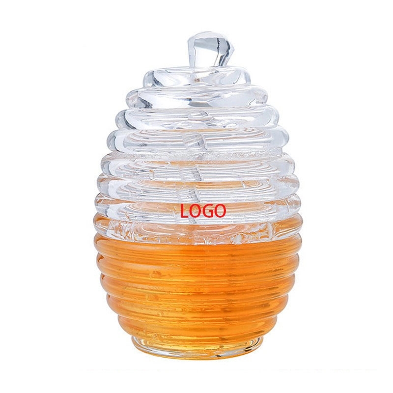 Honey Jar with Stirring Rod 4