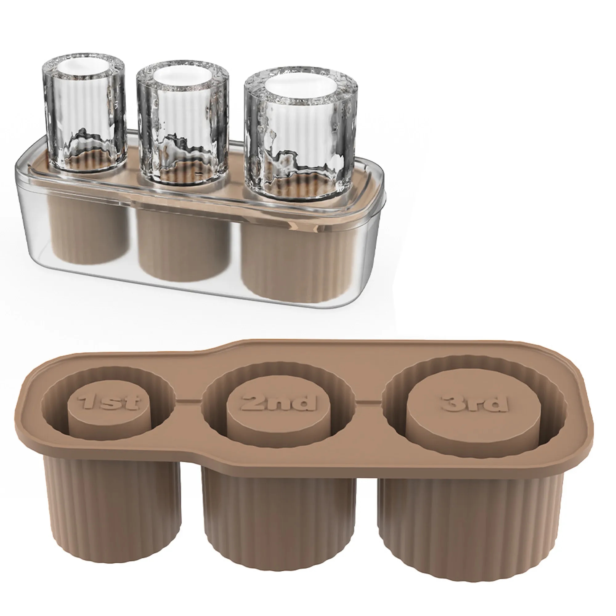 Silicone Ice Cube with Lid for Stanley Cups 7