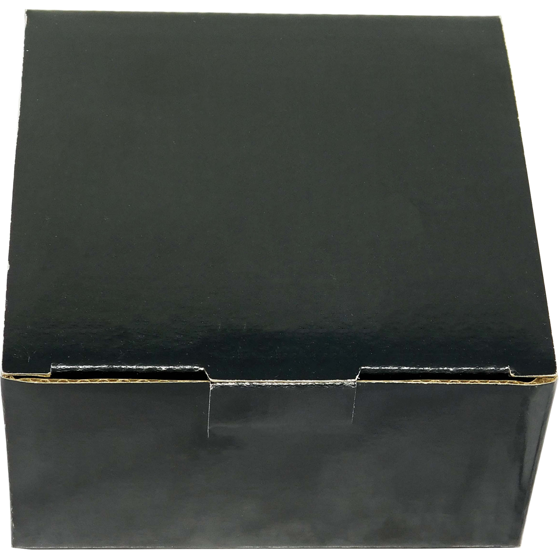 4 Pc. Acacia Wood Square Coaster Set with Black Metal Stand 3
