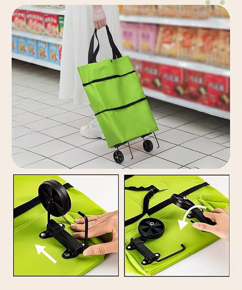 Convenient wheel tote bag 2
