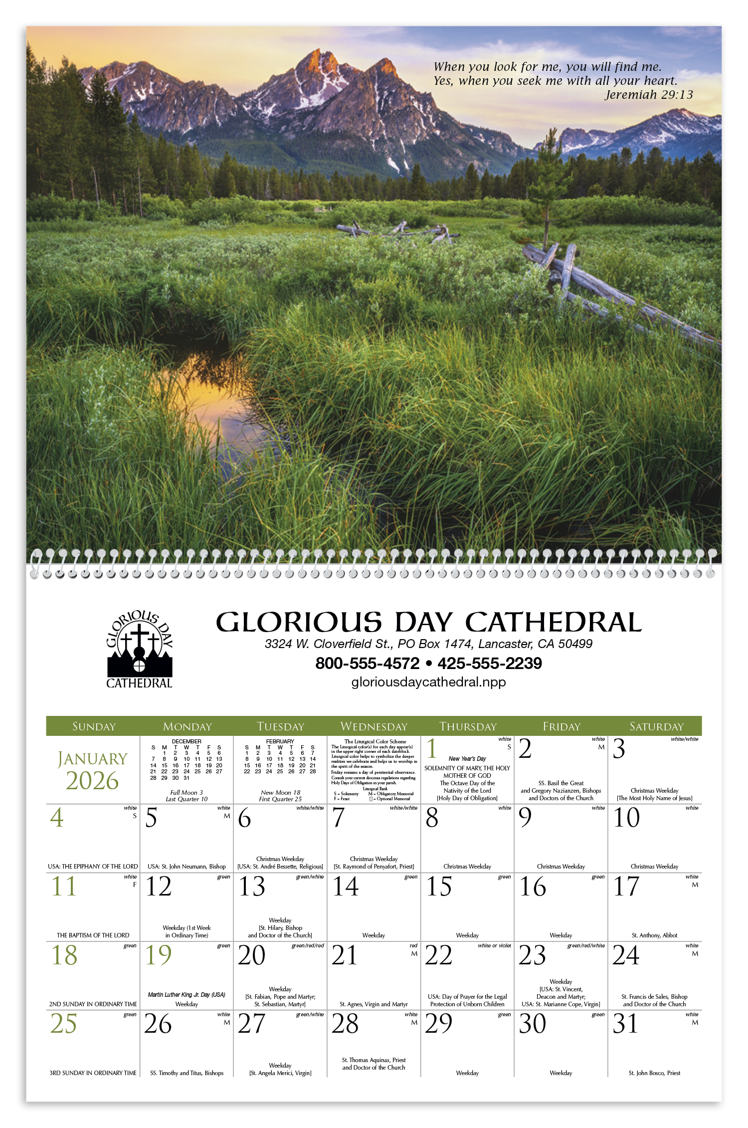 Triumph® Calendars Catholic Scenic Calendar 47